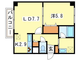 間取図 ハイムエルデＺＷ