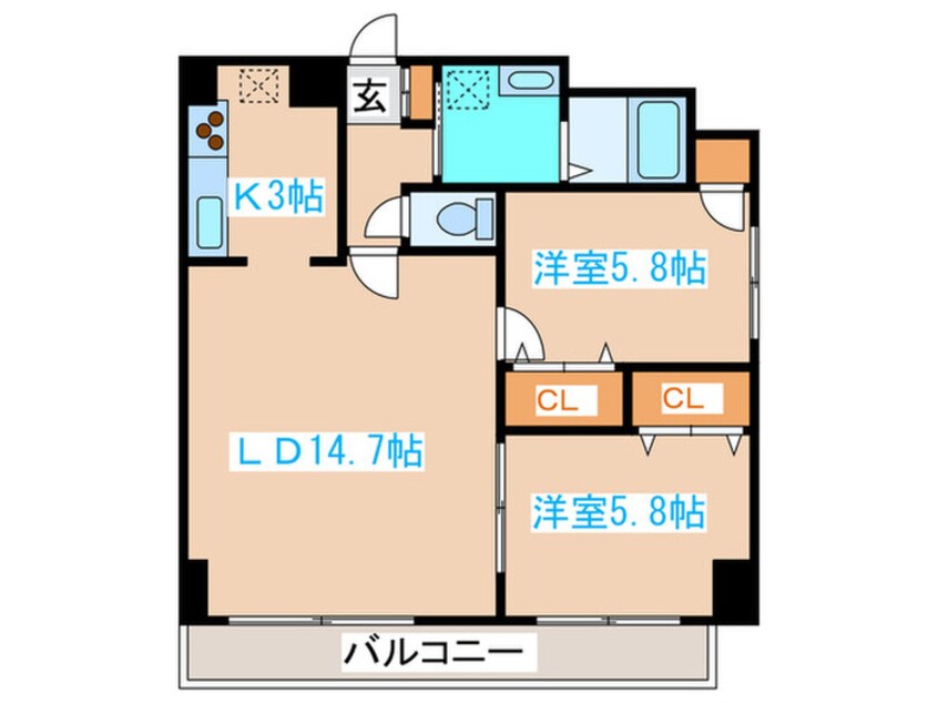 間取図 ハイムエルデＺＷ