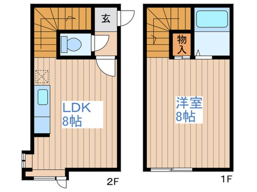 間取図 ドミトリ澄川