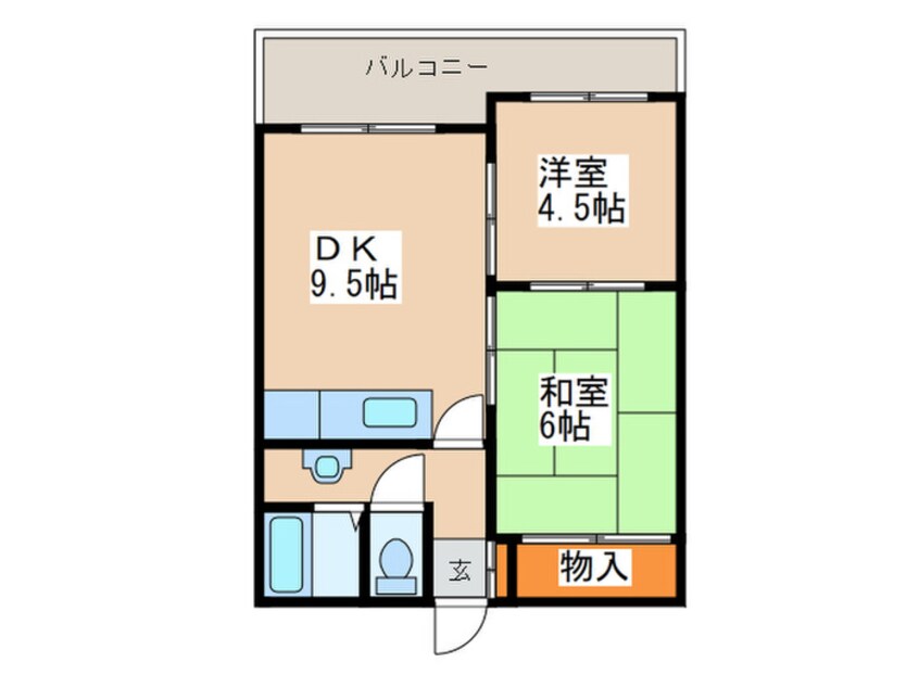 間取図 サンハイツ福住