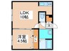 Ｓａｌｉｃｅ　ｋ３５ 1LDKの間取り