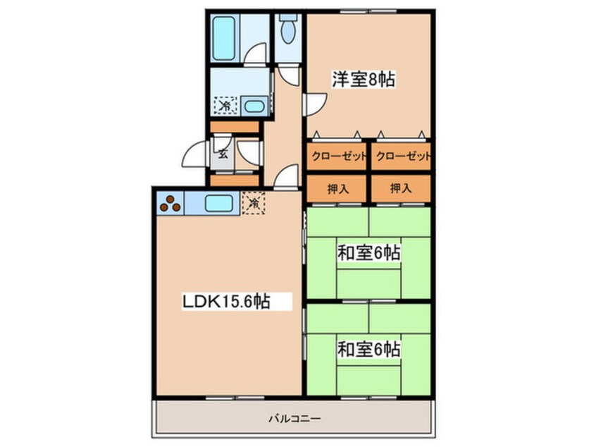 間取図 アビタシオンヤマダ