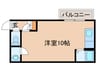 ヒルクレスト円山公園 1Rの間取り