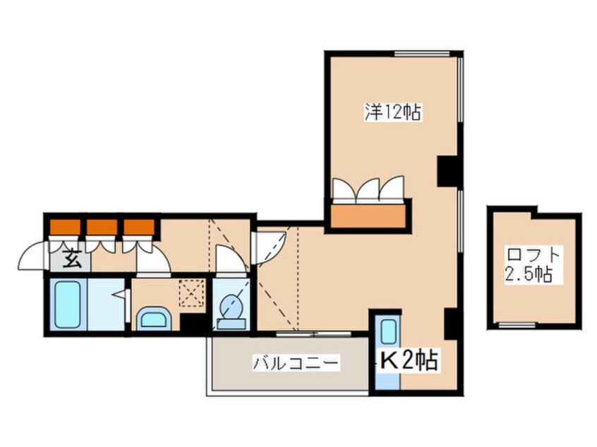 間取図 カサトレス　リオ