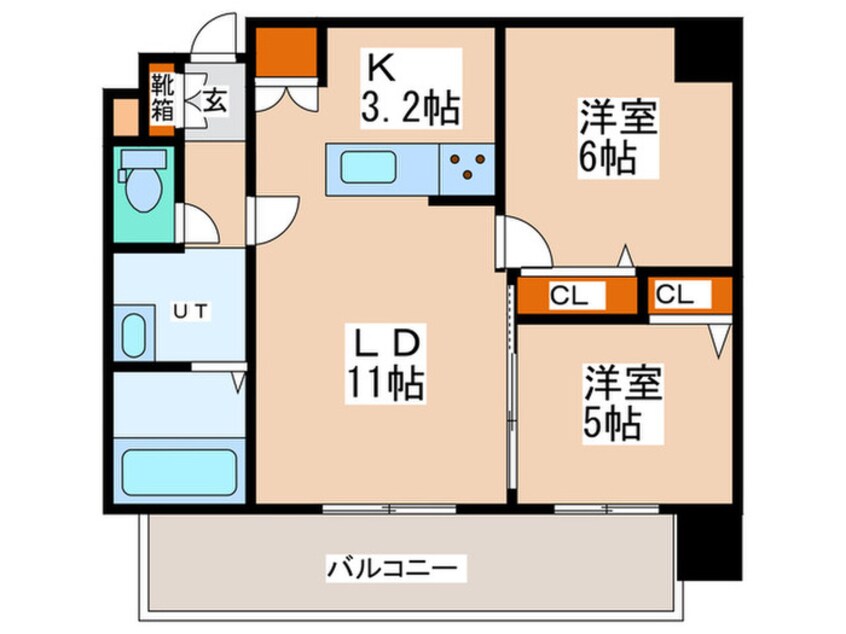 間取図 エクレール