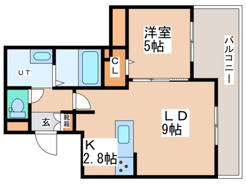 間取図 エクレール