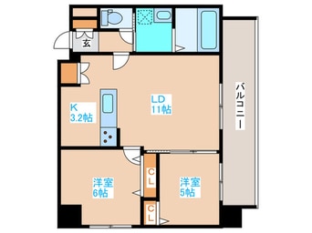 間取図 エクレール
