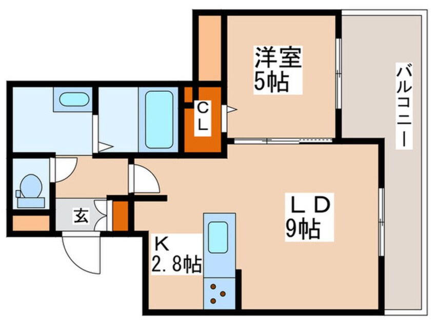 間取図 エクレール