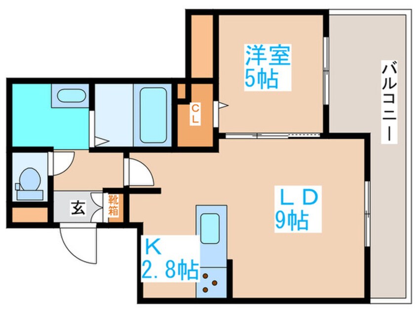 間取図 エクレール