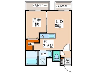 間取図 エクレール