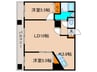 グランカーサ北３条 2LDKの間取り