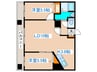 グランカーサ北３条 2LDKの間取り