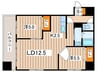 グランカーサ北３条 2LDKの間取り