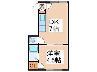 間取図 中神マンション
