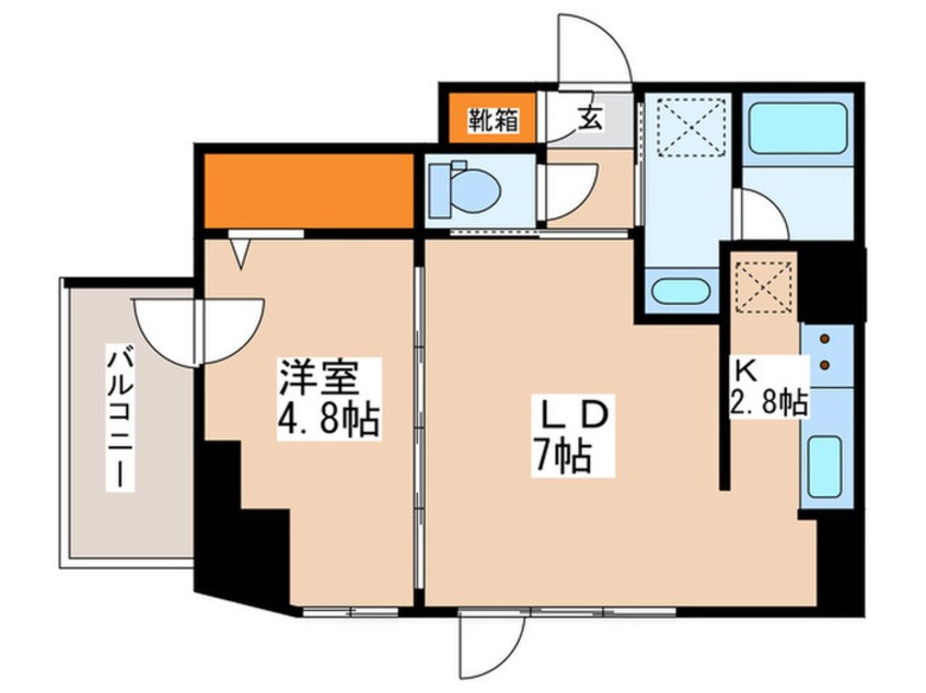 間取図 F022円山