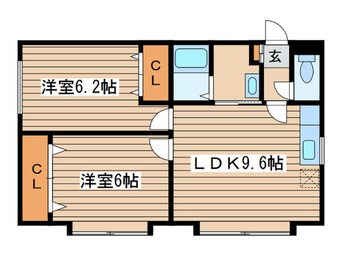 間取図 チェリ－ハウス