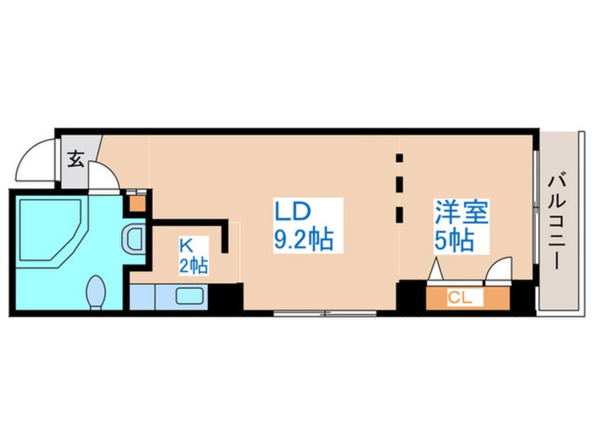 間取図 アンソレイエヴィメゾン