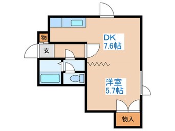 間取図 プラザスズ札幌Ⅱ