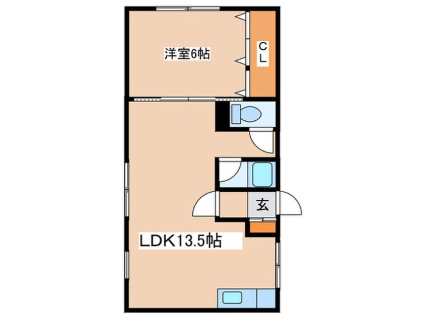 間取図 コーポ憂