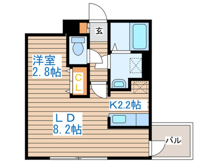 間取図 シャイニングドリ－ム山の手