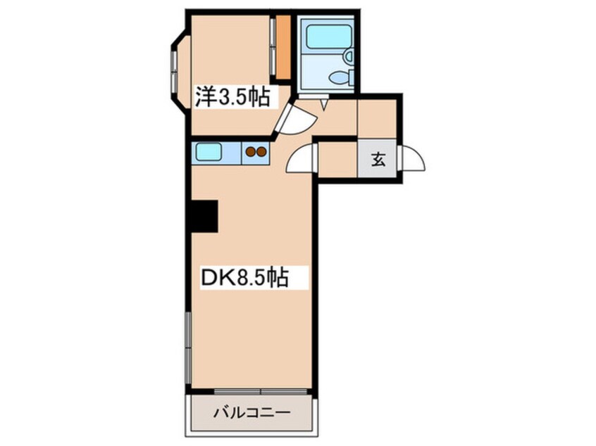 間取図 中島公園マンション