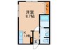 grandir北大前 1Kの間取り
