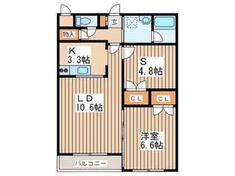 間取図 ハイツ共成