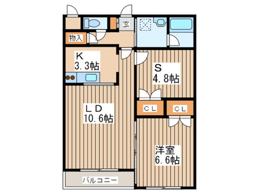 間取図 ハイツ共成