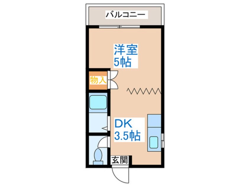 間取図 パレス南郷