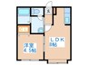 ファクタ－発寒 1LDKの間取り