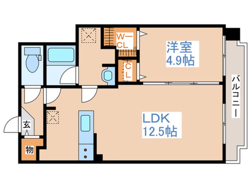 間取図 Ｆ中の島