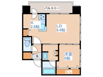 間取図 Ｆ中の島