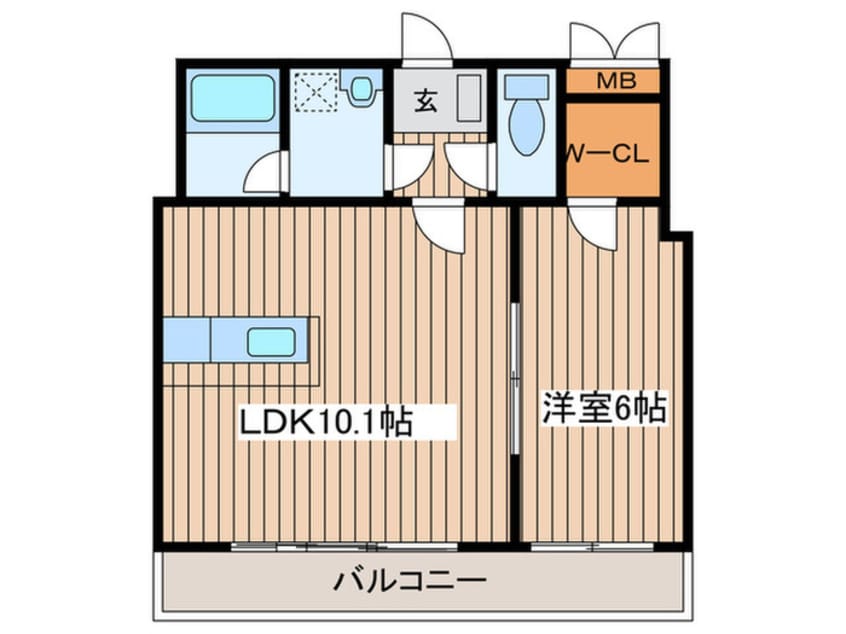 間取図 アルバ桑園