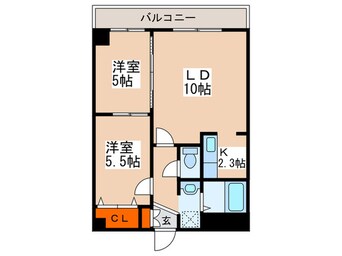 間取図 イーストウォール