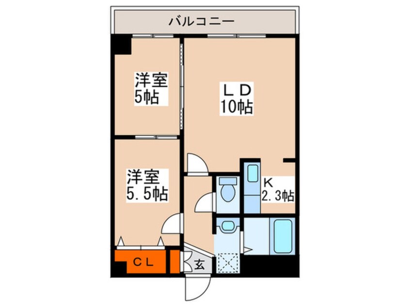 間取図 イーストウォール