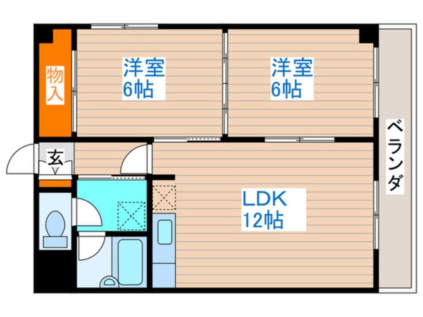 間取図 リーフレット大通