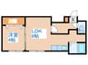 アストロハイツ 1LDKの間取り