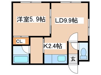 間取図 萩中ビル