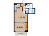 アップグラント桑園 1LDKの間取り