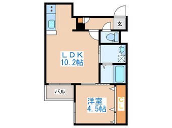 間取図 Ｆｏｎｓ発寒南