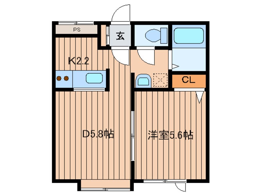 間取図 ＣＯＬＬＩＮＳ・４２