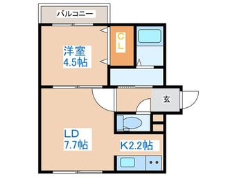 間取図 FERIO発寒南