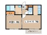 プレシャスコ－ト２１ 1LDKの間取り