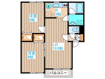 間取図 ﾊｯﾋﾟｰﾌﾞﾚｯｼﾝｸﾞ