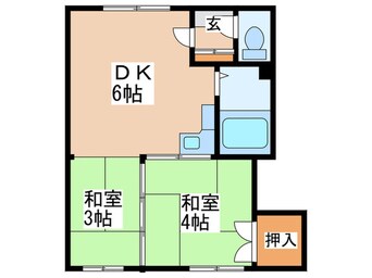 間取図 くぼたハイツ