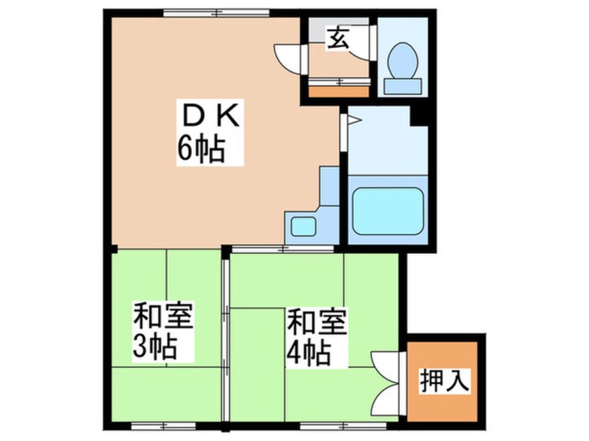 間取図 くぼたハイツ