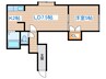ラポールＮ３３ 1LDKの間取り