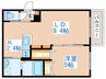 Royal Terrace Hassamu 1LDKの間取り
