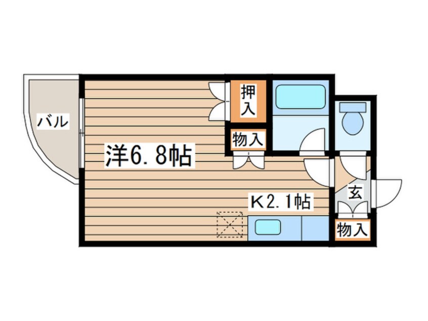 間取図 トレジャ－１５