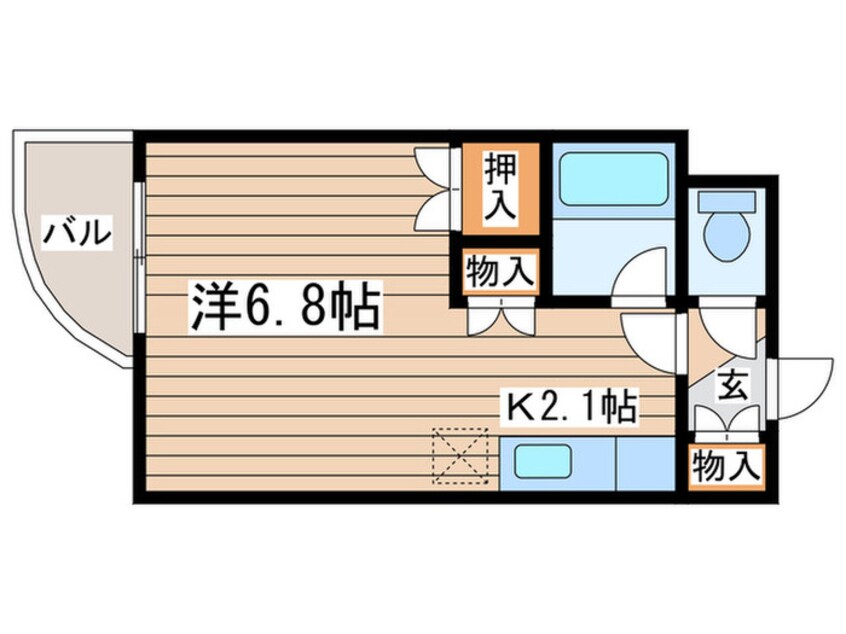 間取図 トレジャ－１５